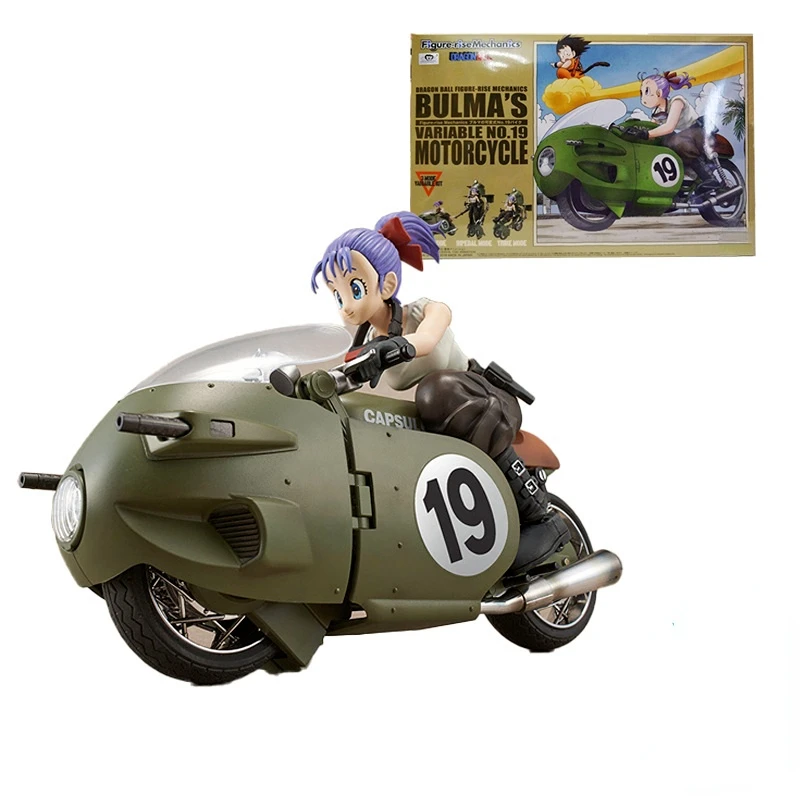 

Original Bandai Bulma Deformation Motorcycle Action Figures Movable Joints Assembly Model Toys Action Figures Transformation