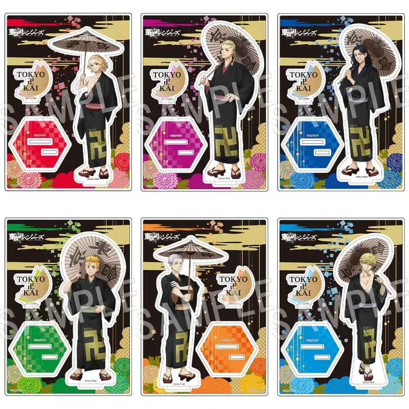 

Japan Anime Tokyo Revengers Mikey Cosplay Acrylic Figure Manjiro Takemichi Chifuyu Stand Model Plate Desk Decoration Fans Gift