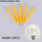 10 шт. 40 мм лампы накаливания Запчасти светодиодный светильник аксессуары диоды для подавления переходных скачков напряжения Filame