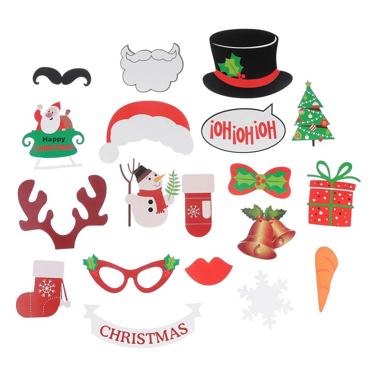 

Props Photo Christmas Booth Selfie Xmassticks Holiday Party Photobooth Prop Frame