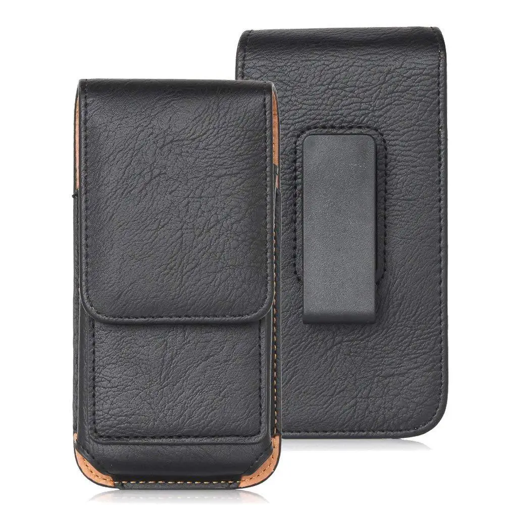 

Belt Waist Pouch Phone Holster for iPhone 15 Pro/15/15Plus/15Pro Max Leather Carrying Cell Phone Holder Belt Clip