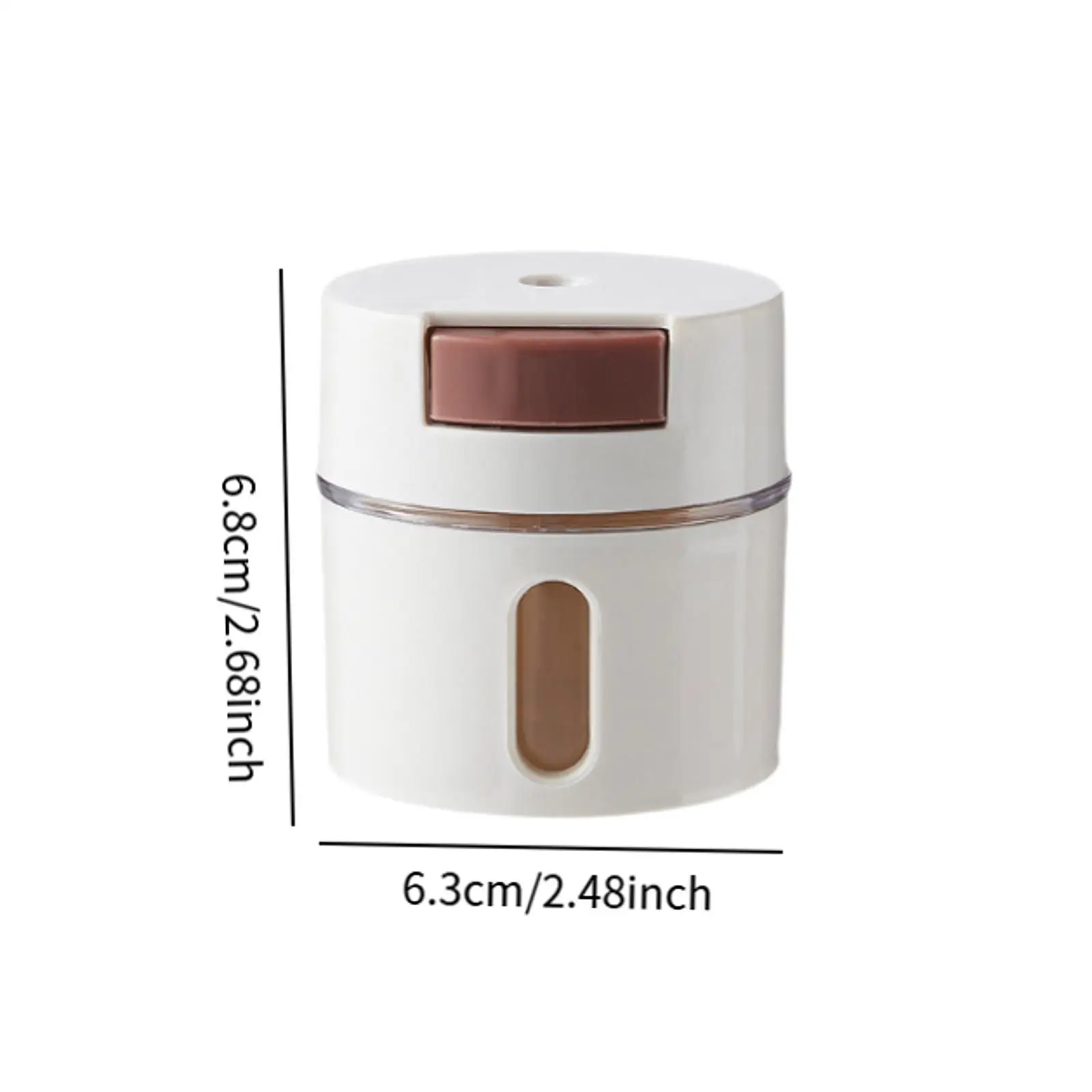 Magnetic Spice Jar Portable Salt and Pepper Shaker Seasoning Storage Container for Chili Sugar Food Hotel Ginger