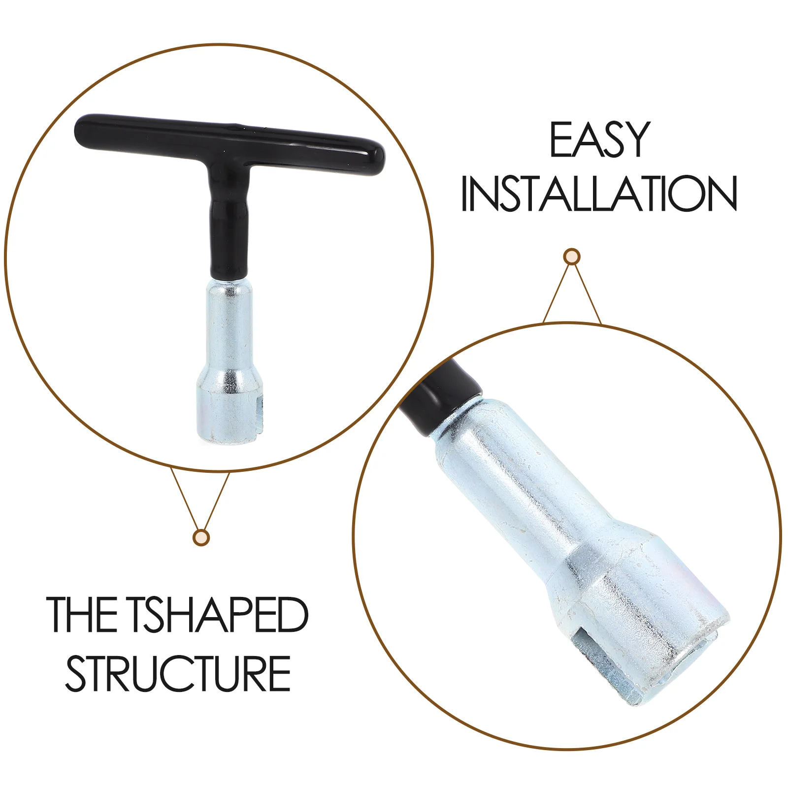 Отвертка гайки с Т-образной ручкой для барашковых гаек Ушные винты Крючки