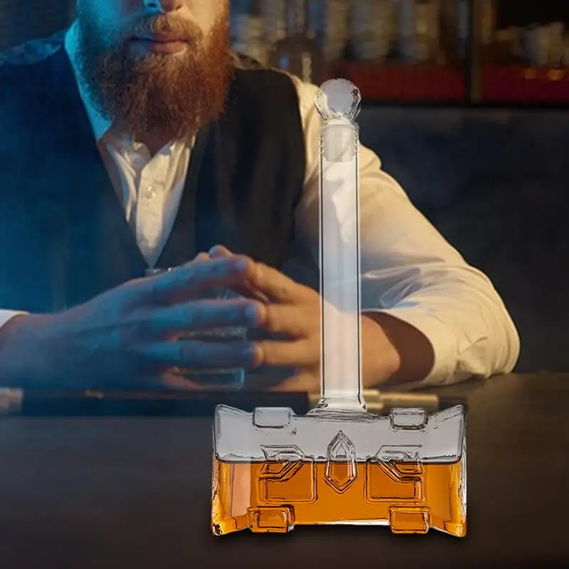 Графин для виски 400 мл молоток графин с герметичной пробкой 3D бутылка ликера