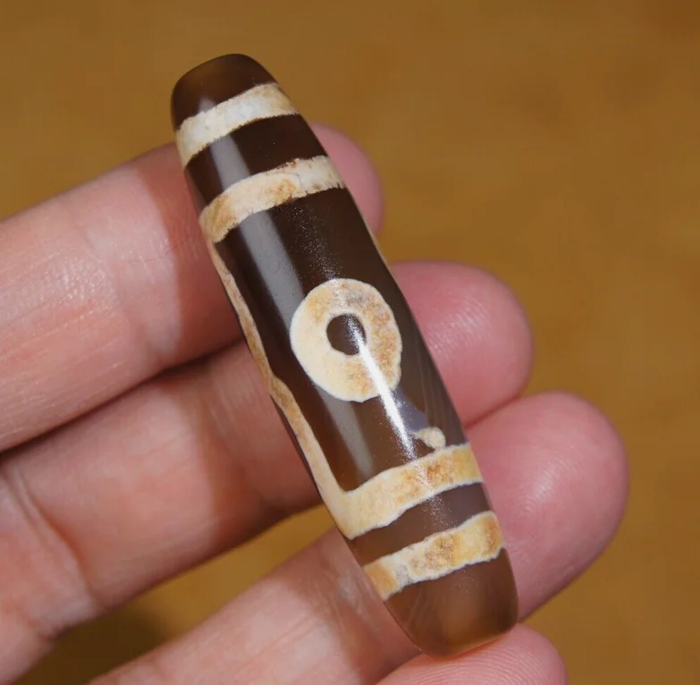 Маслянистый старый агат тибетские бусины Дзи счастливый тотем с 3 глазами амулет