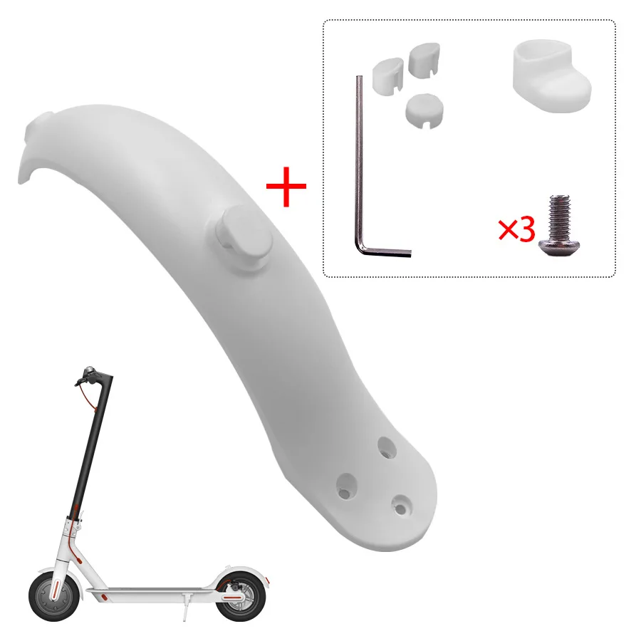 

1 Set E-scooter Fender For Xiaomi M365 Pro Electric Scooter Rear Mudguard Tire Splash Fender Nylon Mud Guard Cycling Accessories