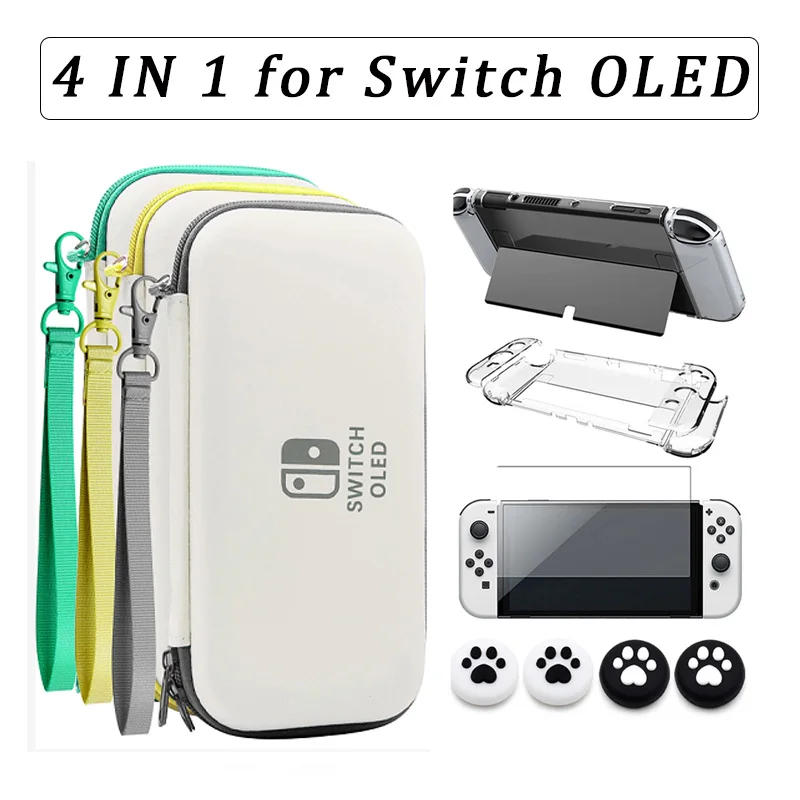 

Защитный чехол для игровой приставки Nintendo Switch OLED, силиконовая пленка для экрана