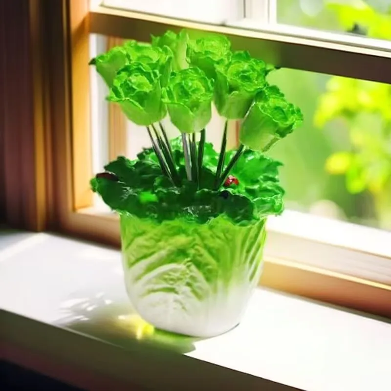 WHYOU овощная форма романтическая еда вилки для фруктов закуски десерты аксессуары