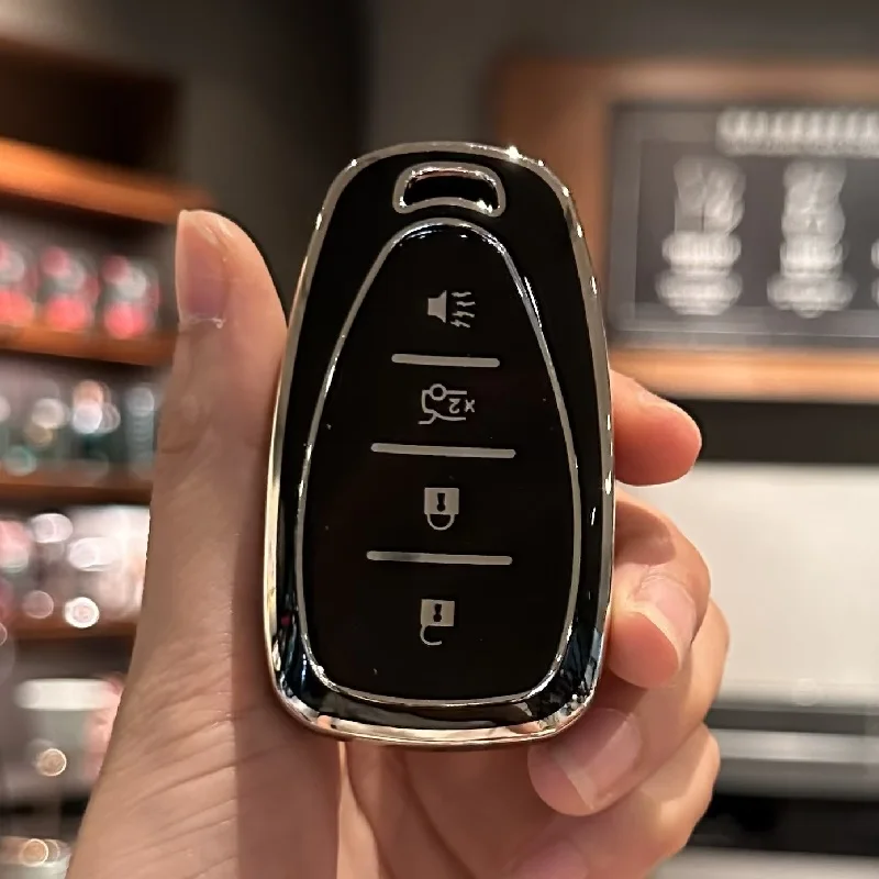 

Чехол Для Ключа Автомобиля Chevrolet 2016-2020 Годов Выпуска, Материал ТПУ, Защитный Чехол Для Бампера Для Моделей Chevy Malibu