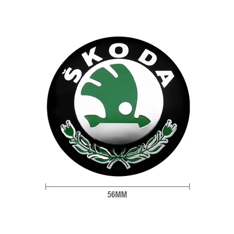 Наклейки на обод обода для Skoda Центральная втулка колеса автомобиля A5 RS Kodiaq Fabia A7 2022, 4 шт., 56 мм + 60 мм, аксессуары