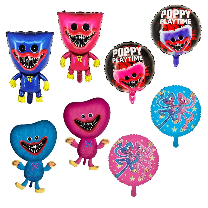 

Huggy Wuggy Balloons Poppy Playtime Game Party Decor Balloon Anime Foil Ballons Peluche Baby Shower Boy Girl Birthday Kid Toy