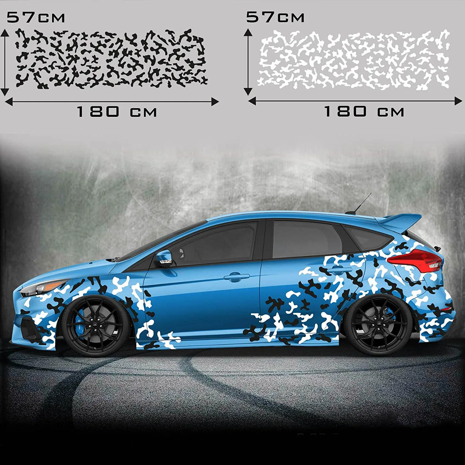 Камуфляжная наклейка Seitenaufkleber Auto Tarn-Look армейский автомобиль kfz karosseries боковая