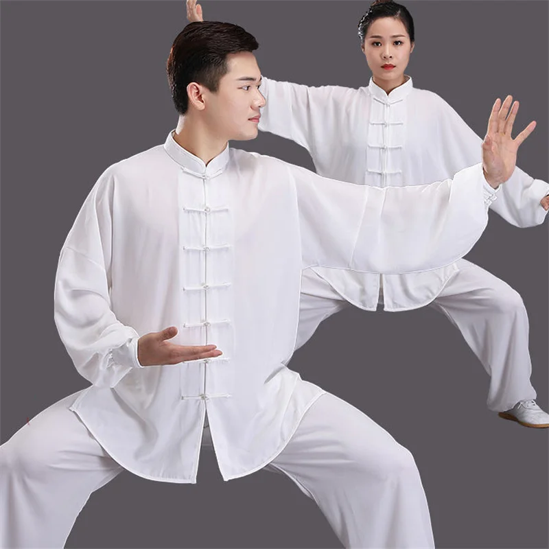 

Traditional Chinese Tai Chi Kung Fu Uniforms Adult Morning Exercise Wushu Clothing Kids Adults Martial Arts Wing Tang Suit