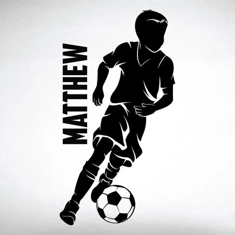 Детская Наклейка на стену для игры в футбол