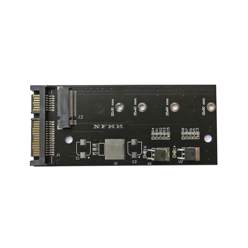 

SATA B + M key M.2 NGFF SSD to 2,5 SATA3 адаптер для SATA 3 адаптер Черный