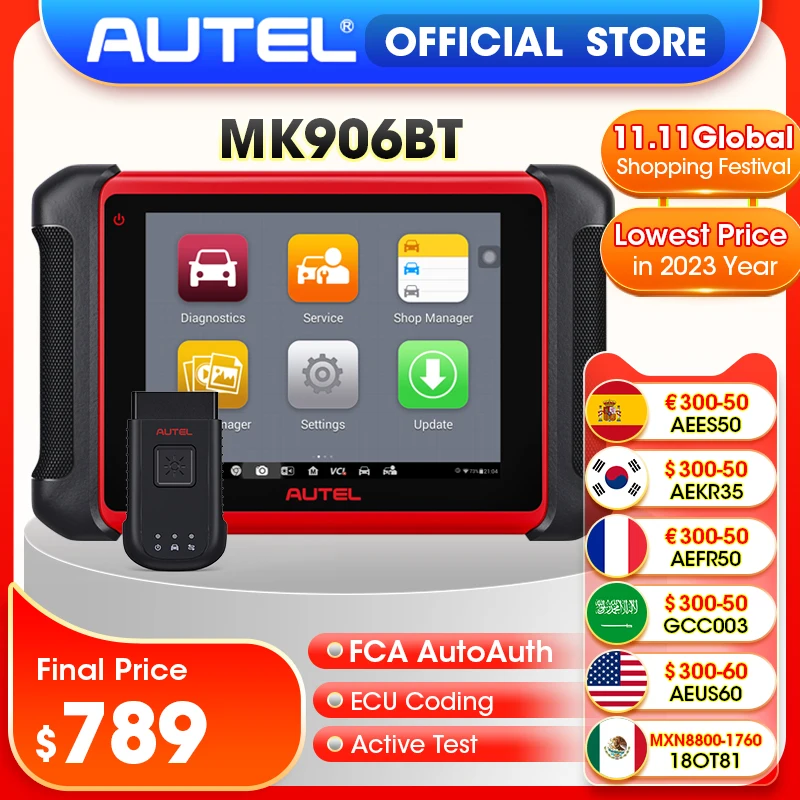 

Autel MaxiCOM MK906BT OBD2 сканер Профессиональный автомобильный диагностический инструмент беспроводной Bluetooth профессиональное кодирование ЭБУ 31 + сброс PK MS