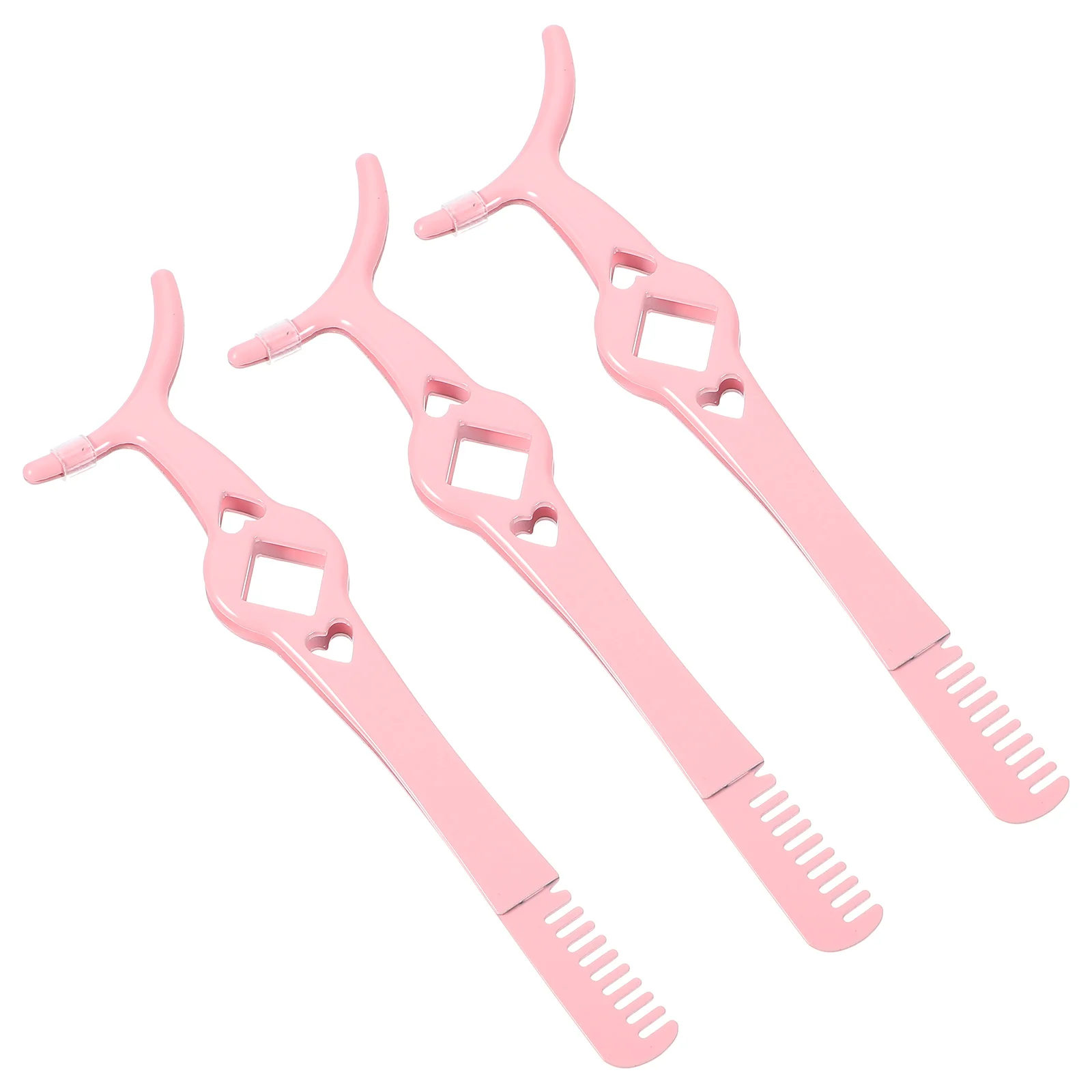 

3pcs Eyelash Clamps Eyelash Tweezer Lash Tweezer Lash Clip Lash Clamp with Comb