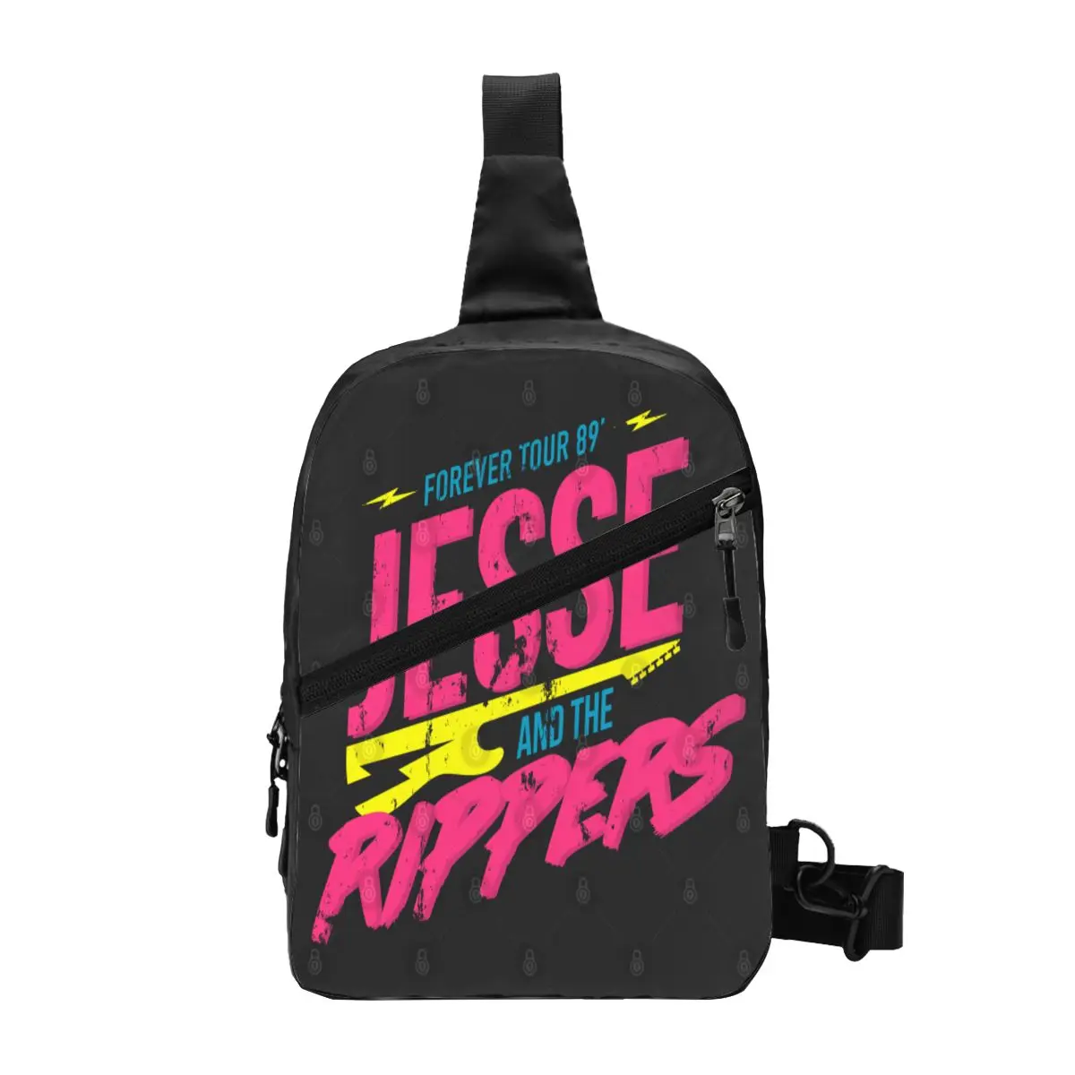 

Jesse And The Rippers Forever Tour 89 Chest Package Trendy Portable School Cross Chest Bag Diagonally Customizable