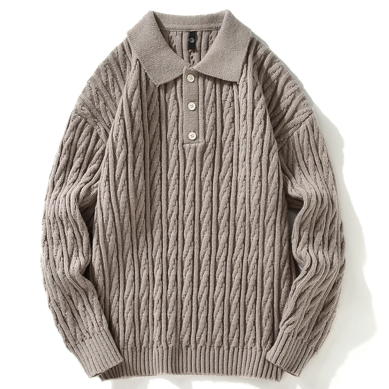 Casual Sweater Women Spring Winter Slim Fit Knitted Sweater Button Women Solid Color Jumpers Pull Streetwear Knitwear Pullovers