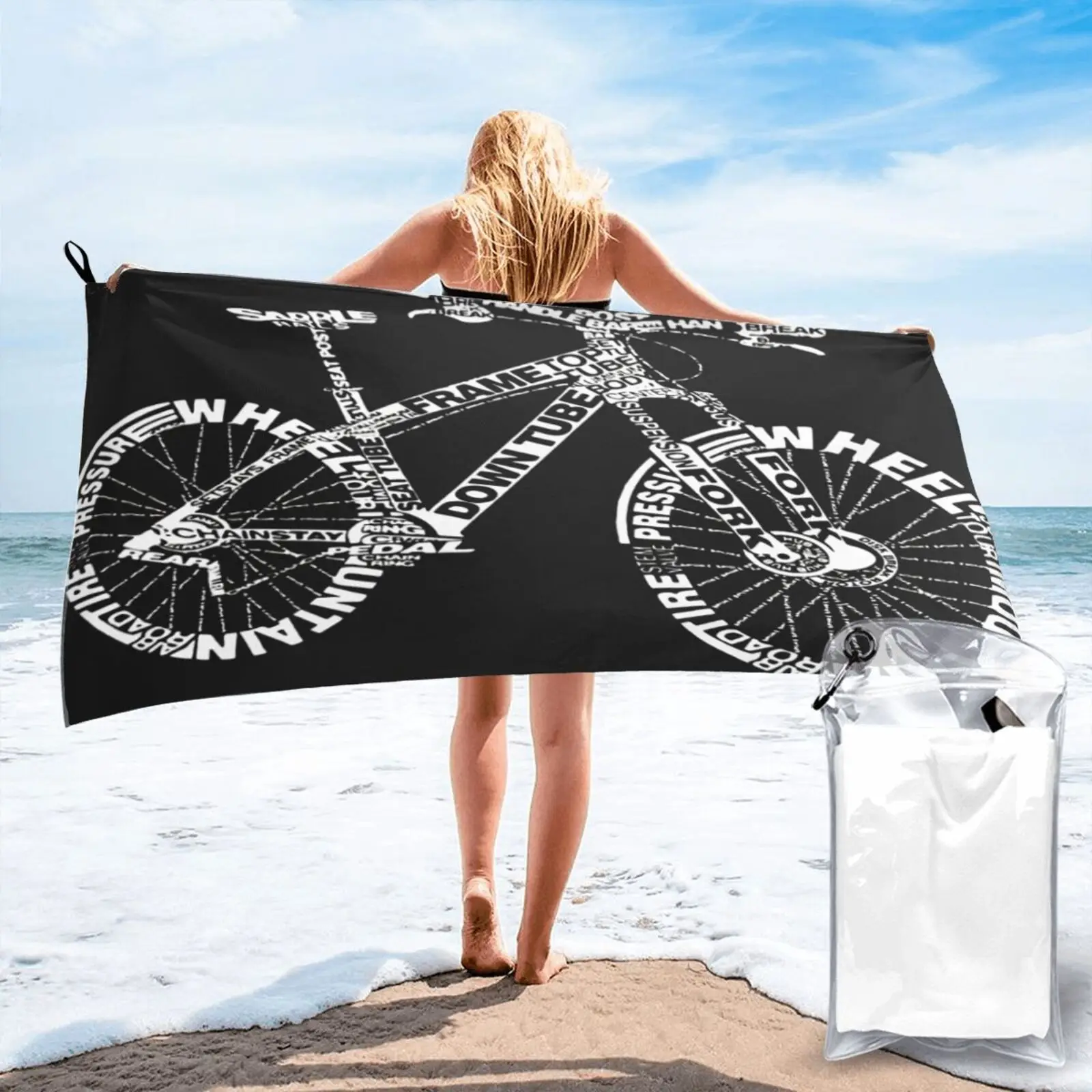 

Bicycle Amazing Anatomy Mountain Bike 4545 Beach Towel Luxury Beach Towel Towel Towel Bath Beach Towel Luxury Terry Towels Spa