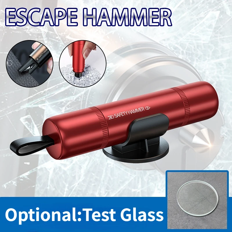 2 In 1 Car Safety Hammer Emergency Glass Breaker Cut The Sea