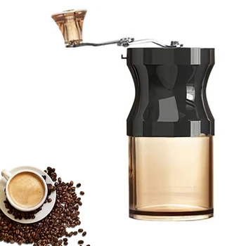 Manual Coffee Grinder Adjustable Coffee Bean Mill Coffee Bean Grinder with Ceramic Core for Home Traveling Office