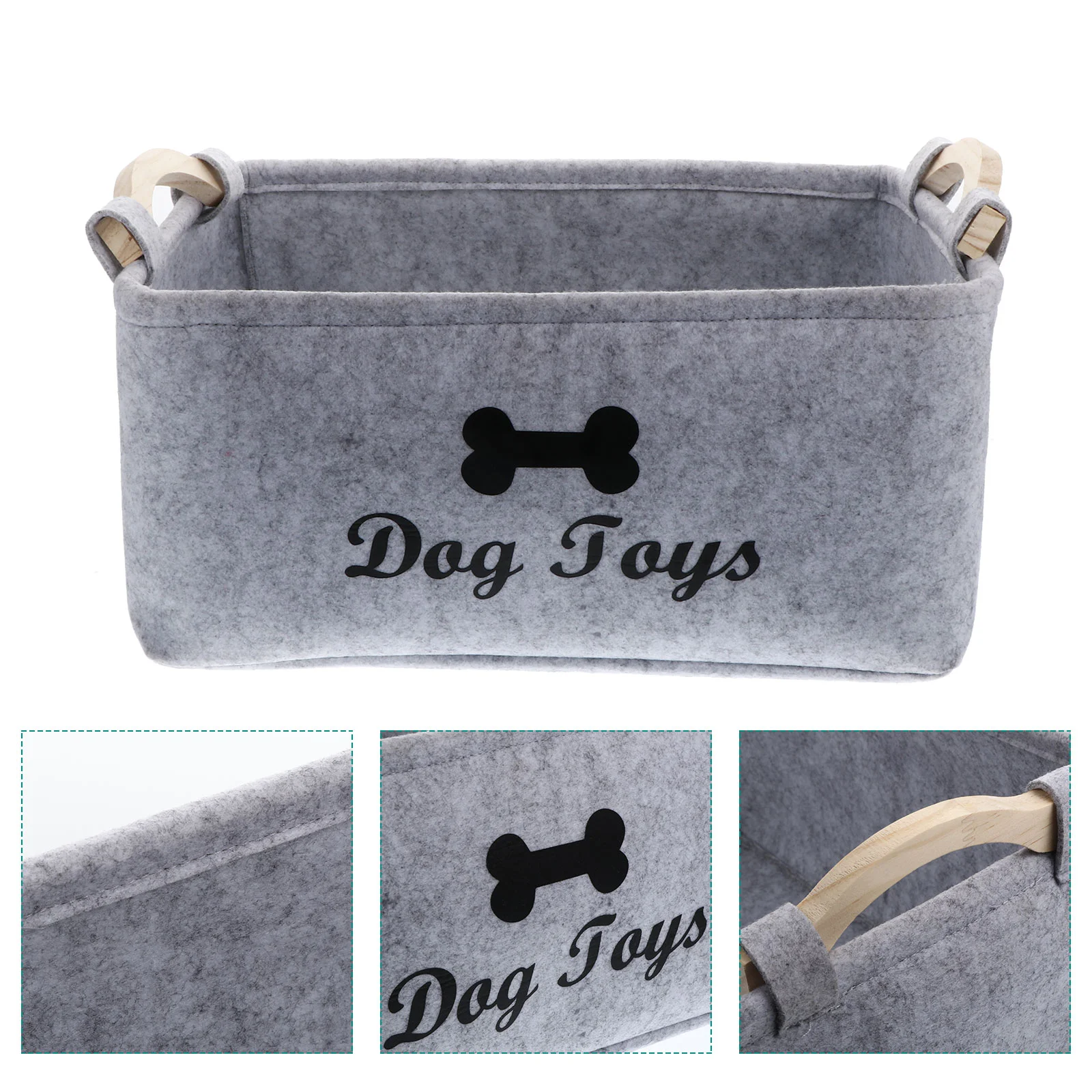 

Toy Dog Basket Storage Pet Bin Boxcat Organizer Felt Toys Baskets Organizing Accessory Accessories Containers Container Cats