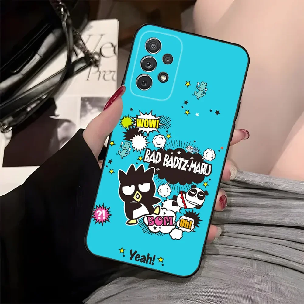Милый мультяшный B-BadBadtz M-Maru чехол для телефона Samsung Galaxy A13 21s 22 31 32 52 53 71 80 91 черный