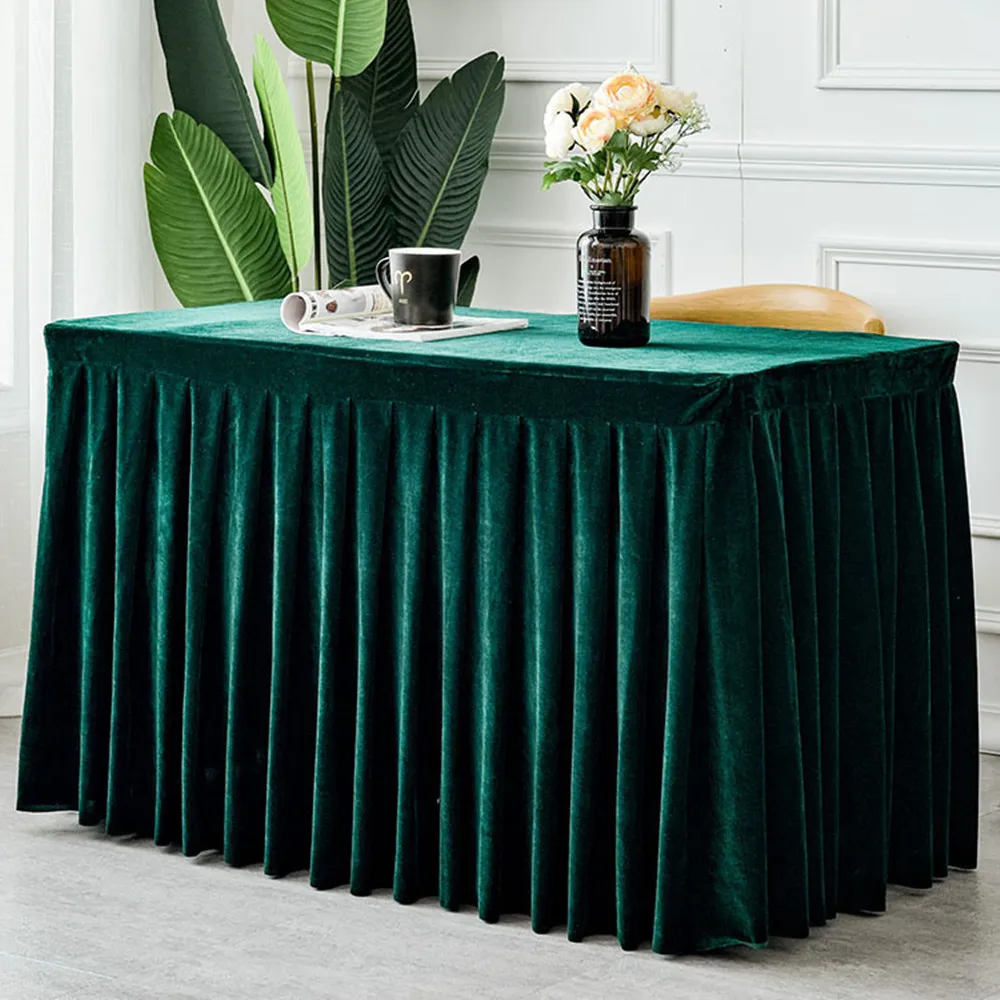 For Wedding  Event Party Desk Table Skirt Decor