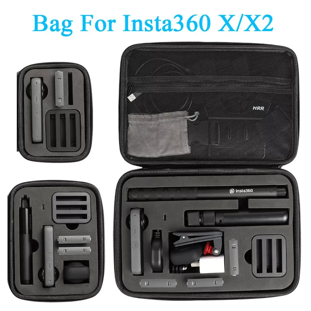 

Storage Case for Insta360 ONE X X2 Carrying Bag Insta 360 Panoramic Camera Handbag Accessory Box(Large Medium Small)