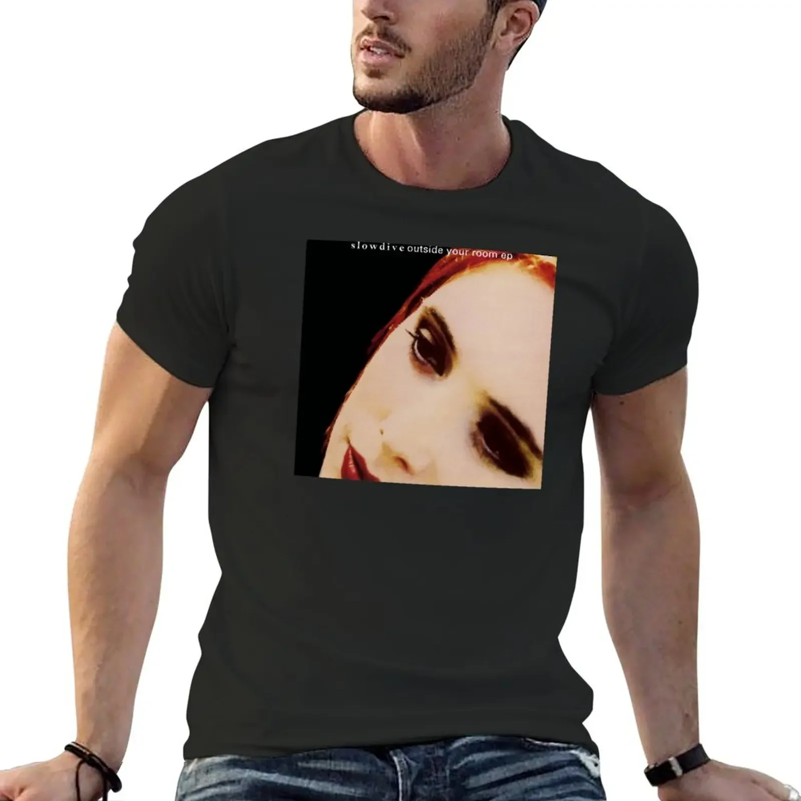 Футболка с группой за пределами вашей комнаты хлопковые футболки рисунком