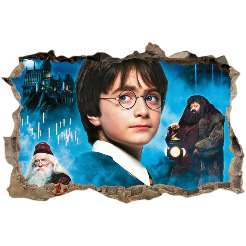 3D разбитые прорывные наклейки на стену мальчика, виниловые наклейки, декор для детской комнаты, подарок «сделай сам», бесплатная доставка, съемные