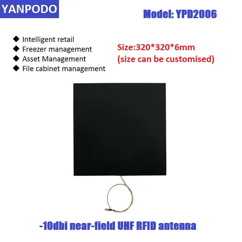 

Yanpodo UHF RFID near field short range circular antenna -10dbi accurately intelligent retail freezer file cabinet management