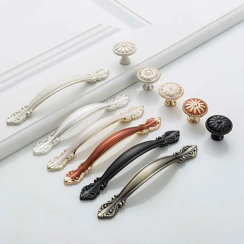 

Cabinet Handles Desk Drawer Pull Furniture Door Knob for Cabinet Knob Drawer Wholesale Furniture Hardware Kitchen Accessories