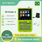 Новый цифровой спутниковый искатель GTMEDIA V8 Finder 2 SatFinder DVB-SS2S2X H.264 1080P HD приемник ТВ сигнала спутниковый декодер