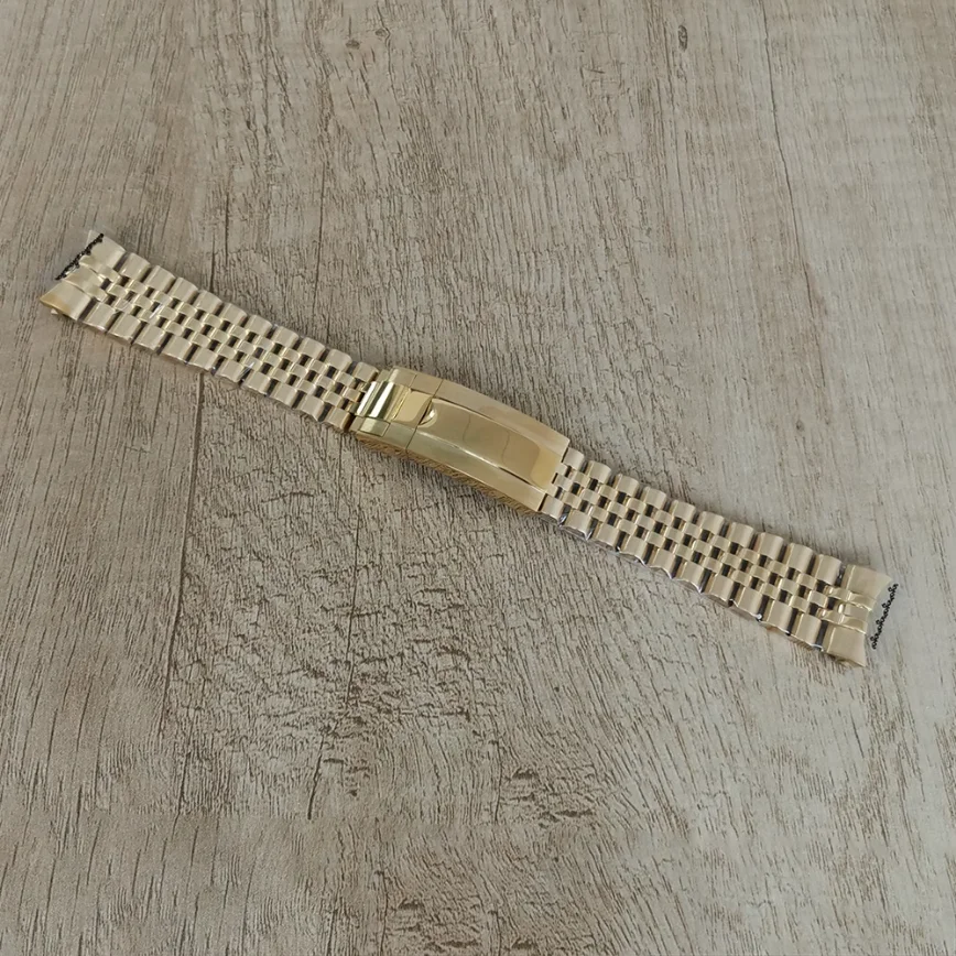 SUB Steel Watch Strap 20mm 5 Baht with Single Folding Buckle Fits Our SUB 40mm Case Watch Accessories