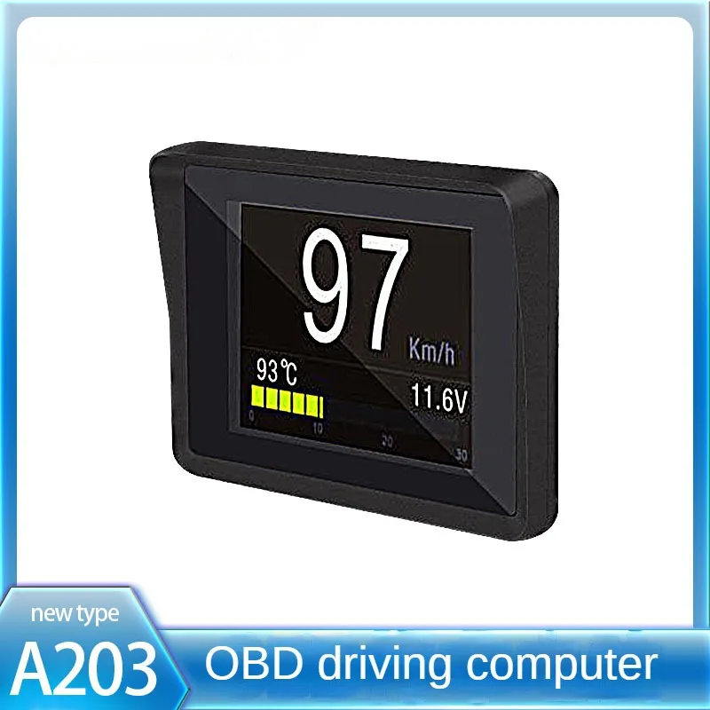 

Car HUD Head-Up Display OBD Fuel Consumption Water Temperature Voltage Overspeed Alarm HD Head-Up Display