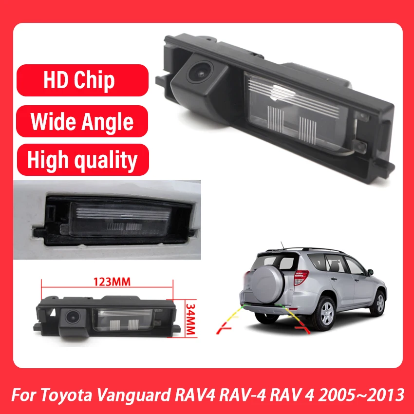 

Rear View Camera For Toyota Vanguard RAV4 RAV-4 RAV 4 2005~2012 2013 Night Vision Reversing Camera Car Back up Camera HD CCD