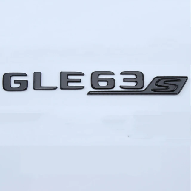 

3D ABS черная наклейка на крыло автомобиля V8 BITURBO эмблема заднего багажника наклейка логотип GLE63S значок для Mercedes AMG GLE 63 S W167 W166 C292