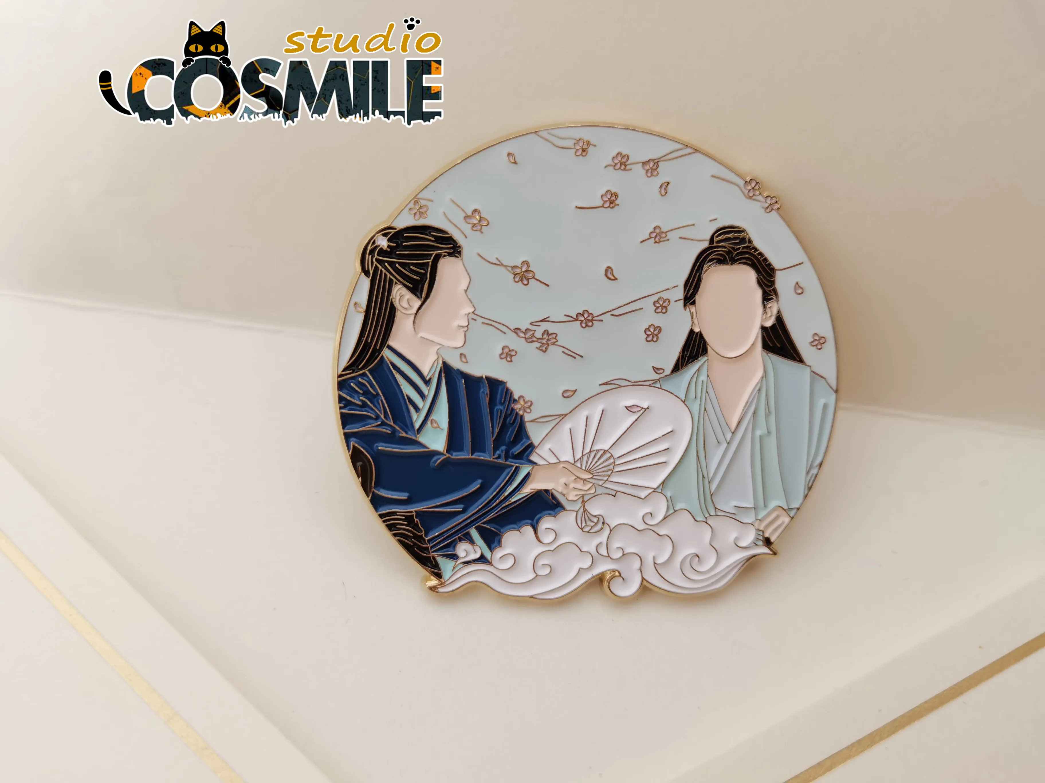 Доступно слово чести He Ling Wen Kexing Zhou Zishu Gong Jun Zhang Zhehan CP Металлический значок Брошь