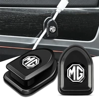 4pcs car logo mini hook accessories for morris garage mg3 tf zr mg 3 5 6 7 zs gs gt mg5 mg6 mg7 auto interior accessories