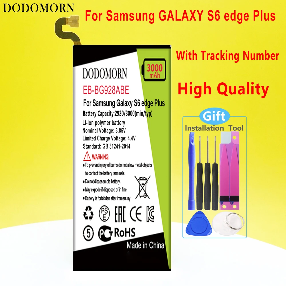 

DODOMORN EB-BG928ABE для Samsung S6 edge Plus EB-BG928ABA G928P G928F G928V G9280 G9287 Plus S6edge + телефон