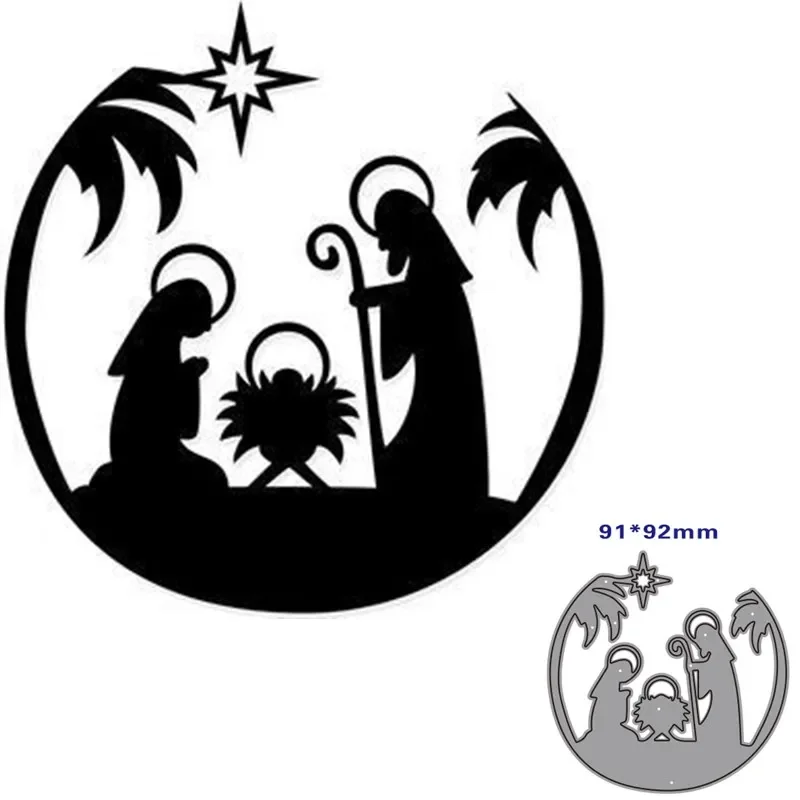 Металлические штампы для резки пресс-форма рождественские украшения скрапбук