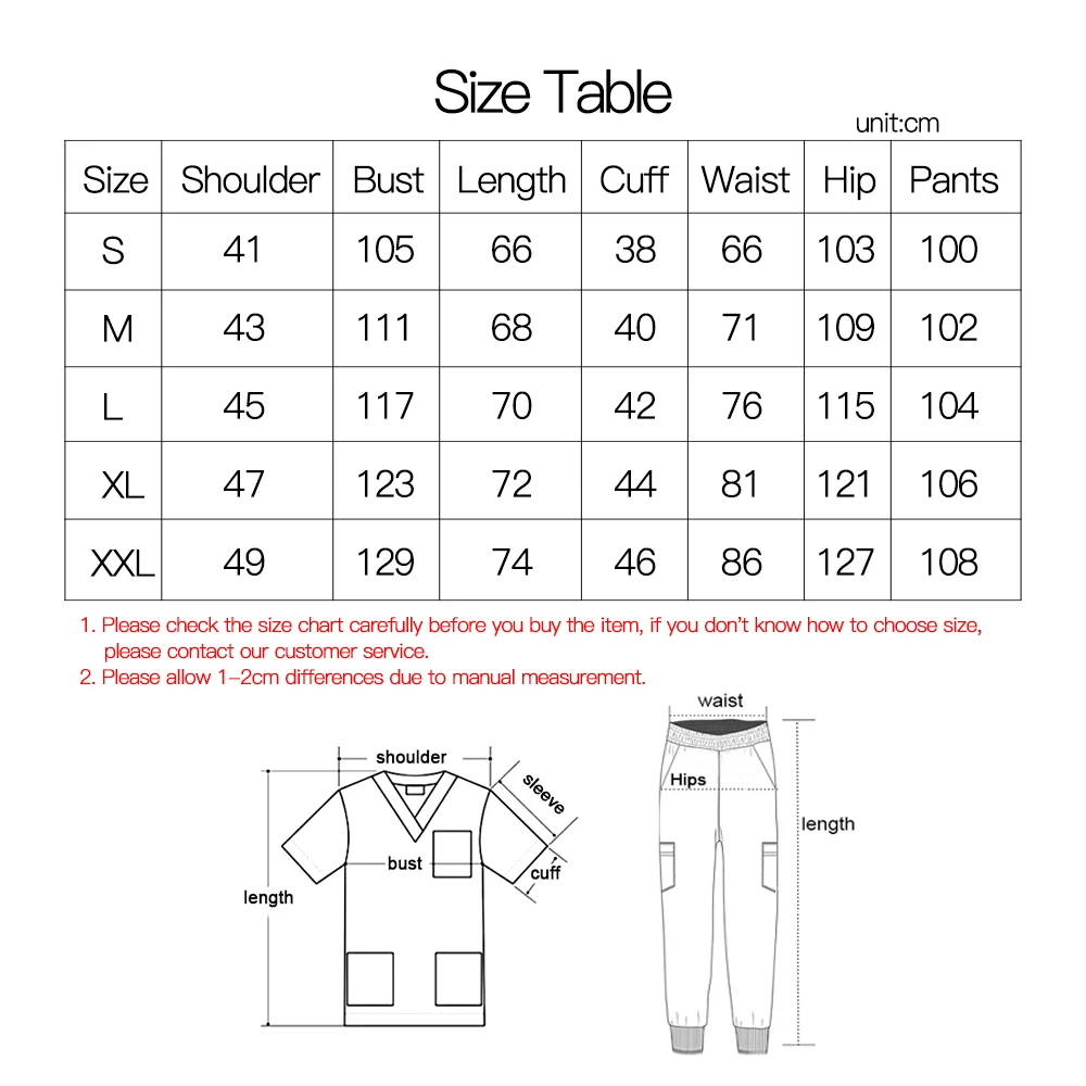 Clinical Surgical Uniforms Anti-Wrinkle Lightweight Soft Nursing Workwear Hospital Clothes Doctor Nurse Scrubs Set for Women Men