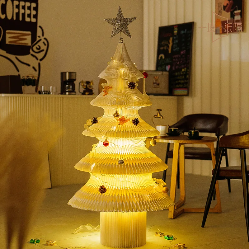 Большая уличная Рождественская елка тонкая Складная искусственная модное