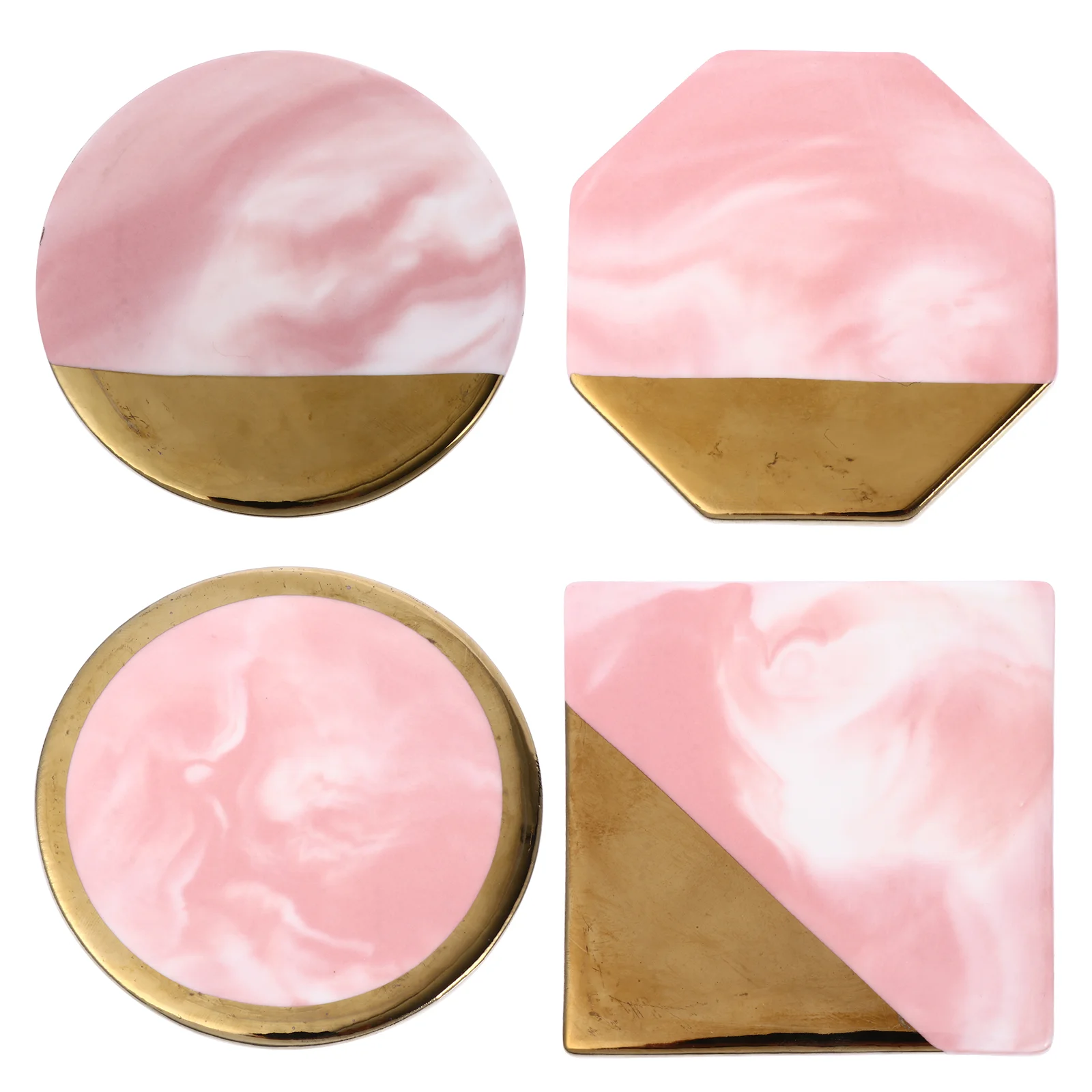 

4pcs Exquisite Fashionable Pretty Charming Delicate Coffee Coaster Cup Mat for Home Indoor
