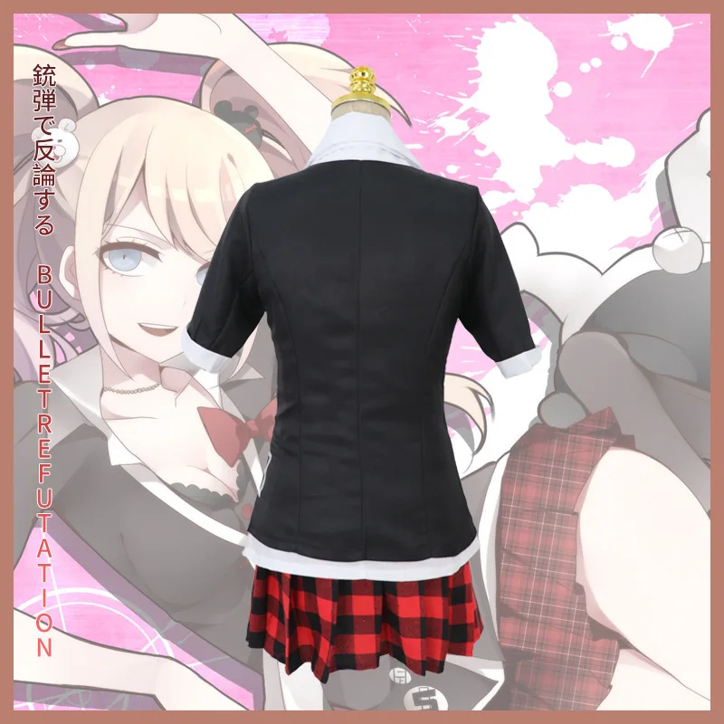 2020 Danganronpa Косплэй Костюм Аниме Дзюнко Эносима Cos костюмы Женское платье Emboitement