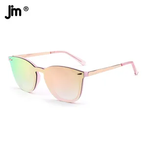 JM Rimless Sunglasses Women Square UV400 LD4040
