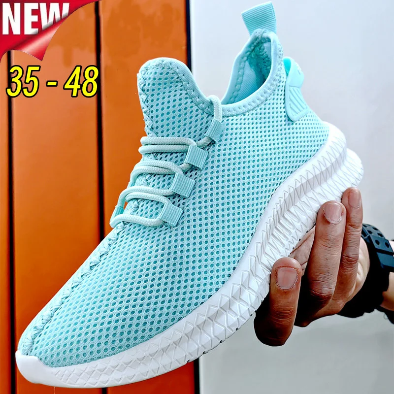 

Кроссовки мужские сетчатые, дышащие удобные, легкие модные, для ходьбы, тенниса, большие размеры