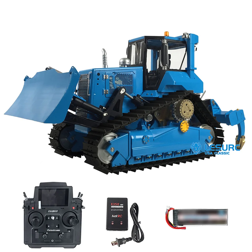 1/14 LESU Aoue DT60 RC Гусеничный демпфер Гидравлический бульдозер с дистанционным
